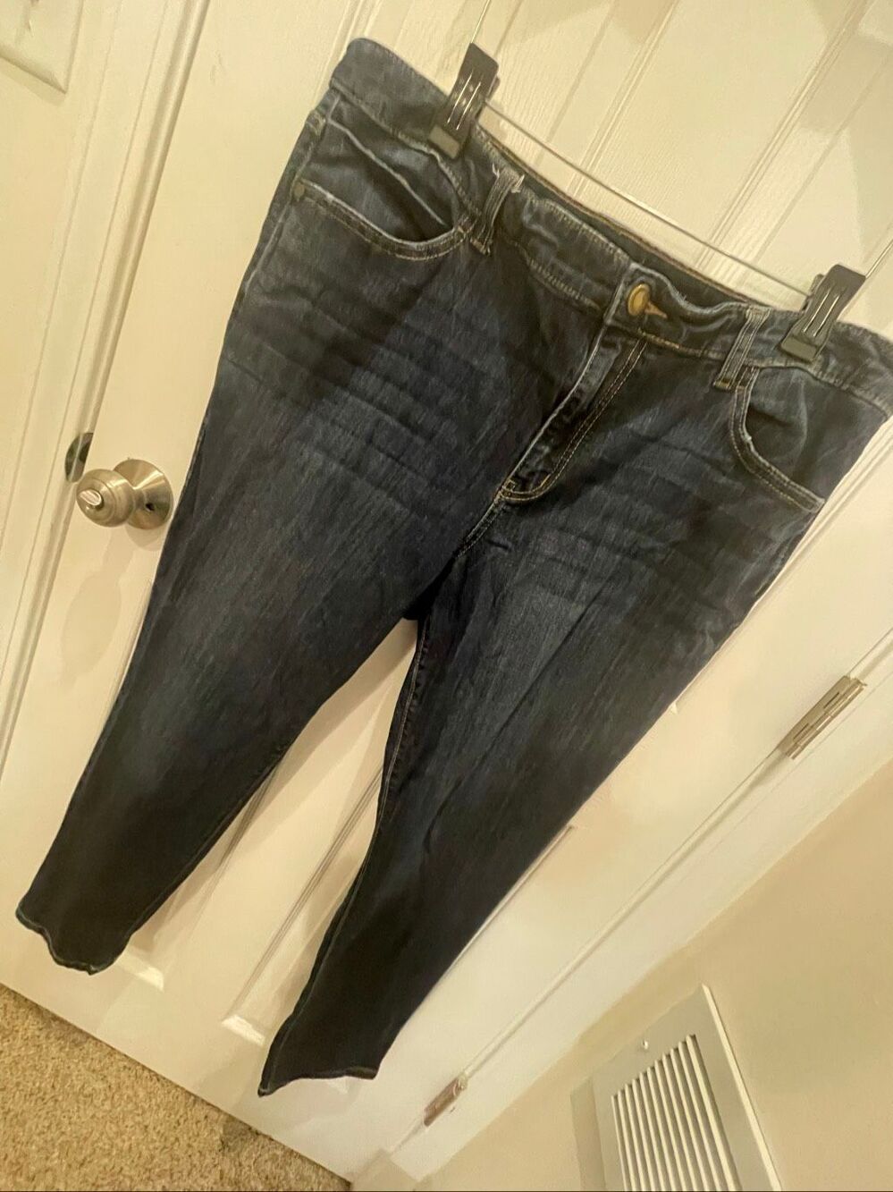 Simply Vera Vera Wang Denim Women’s 18W Dark Wash boyfriend jeans  Plus Size
